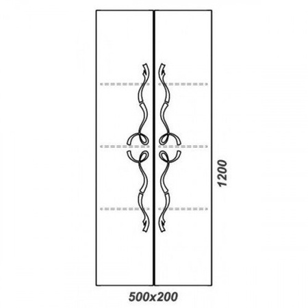Пенал Clarberg Due amanti 50 DUE0505W