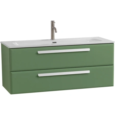 Тумба под раковину Cezares ECO-CER-N-1200-2C-SO-PS-P Фисташковый софт без ручек
