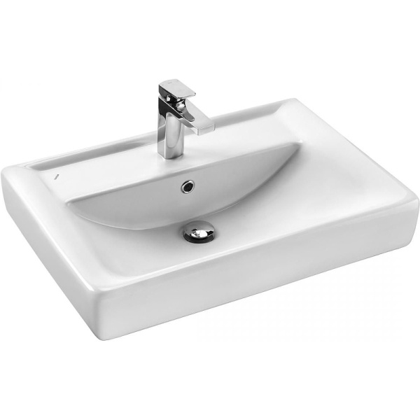 Тумба с раковиной Акватон Америна 70 1A1376K1AM010  2 ящика, белый