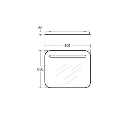 Зеркало с подсветкой Ideal Standard Dea T7858BH