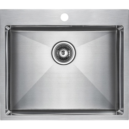 Кухонная мойка Paulmark Isar PM805951-BS брашированная нерж. сталь