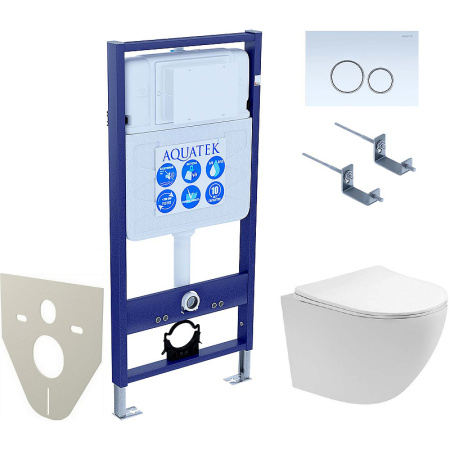 Комплект унитаза с инсталляцией  SET AQUATEK ЕВРОПА T KDI15