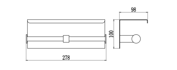 Держатель для туалетной бумаги Savol S-00AK57H