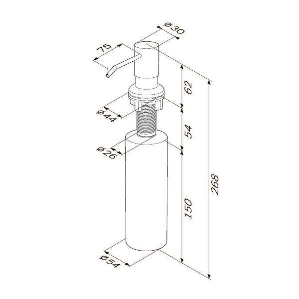 Универсальный диспенсер Am.Pm X-Joy A8437122