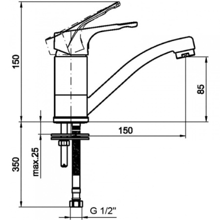 Смеситель для раковины Mofem Junior 150-0059-50
