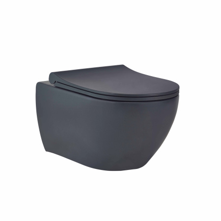 Подвесной безободковый унитаз с сиденьем микролифт beWash Bogen 88303680