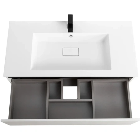 Тумба под раковину Cezares SLIDER-1000-1C-SO-BO Bianco Opaco