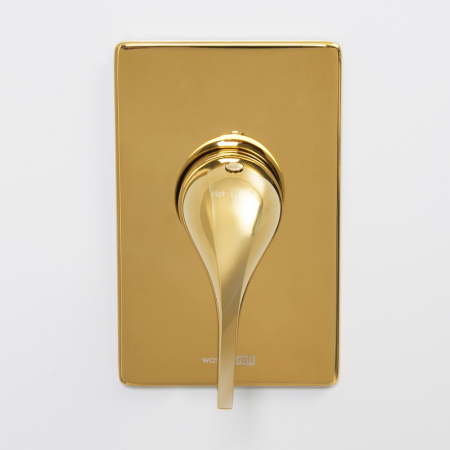 Душевая система WasserKRAFT A71183, глянцевое золото