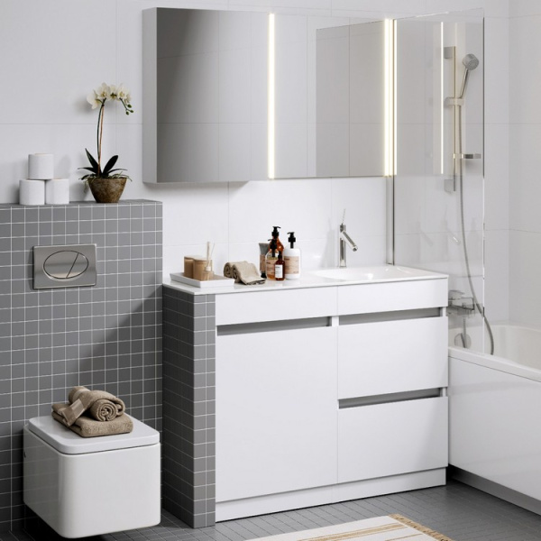 Тумба под раковину Aqwella Form 115 FOR0105KR