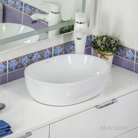 Раковина накладная (48х35) Melana 5006X-805