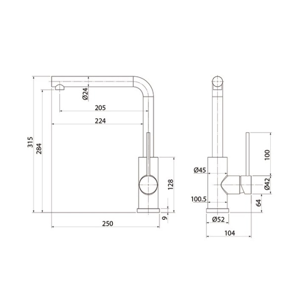 Смеситель для кухни IDDIS Rule RULBLL0i05