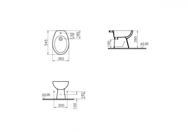Унитаз напольный Vitra Normus 5820B003-0075
