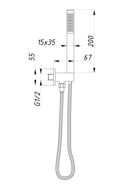 Душевой комплект ПСМ-Профсан PSM-CB-03 Душевой комплект ПСМ-Профсан PSM-CB-03