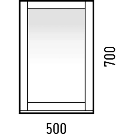 Зеркало (50х70) Corozo Техас 50 SD-00000586