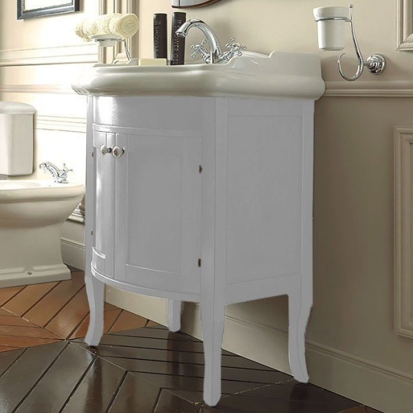 Тумба без раковины Kerasan Retro 735130 белый матовый