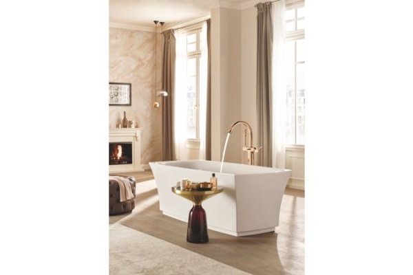 Смеситель для ванны (напольный мотаж) GROHE Grandera 23318 DA0 (23318DA0) теплый закат глянец