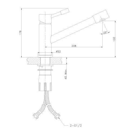 Смеситель для кухни Lemark Expert LM5072S