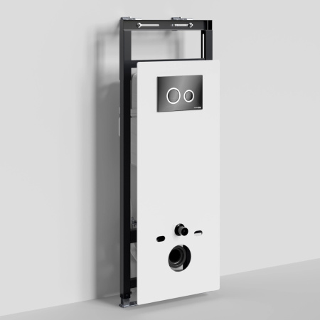 Инсталляция для подвесного унитаза WasserKraft Salm 27TLT.010.ME.WH.PB01