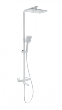 Душевая система с термостатом WONZON & WOGHAND STAY 3, белый матовый WW-B3026-T1-MW