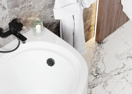 Акриловая ванна Vagnerplast Selena (147x100) VPBA141SEL3LE-04 левая