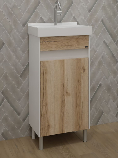 Тумба под раковину СаНта Мира 60 700474 австрийский дуб, без раковины