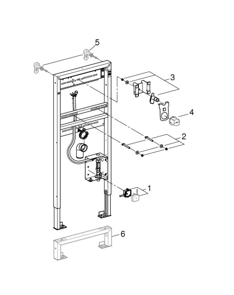 Инсталляция для раковины Grohe Rapid SL 38748 002 (38748002)