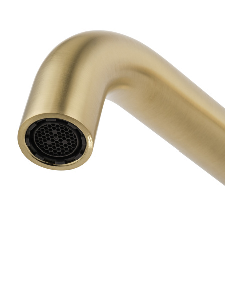 Смеситель для раковины встраиваемый WONZON & WOGHAND STICK, брашированное золото WW-88869017-BG