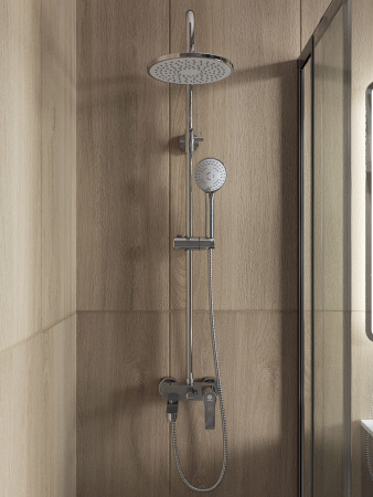 Душевая система Orange Otto M22-911cr смеситель с изливом, хром