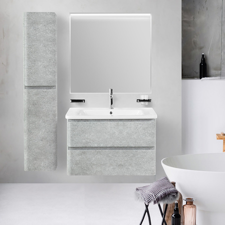 База под раковину BelBagno ALBANO-CER-800-2C-SO-CVG подвесная Cemento Verona Grigio
