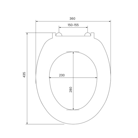 Сиденье для унитаза белое IDDIS (ID 01 061.1 bel)