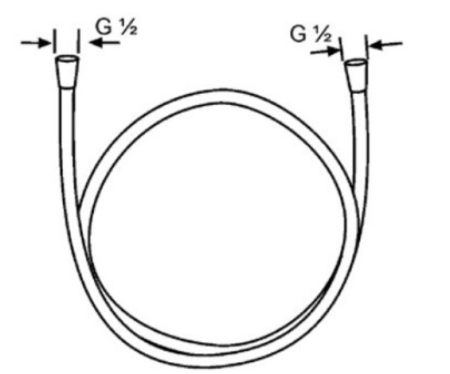 Душевой шланг Kludi Suparaflex 6107191-00