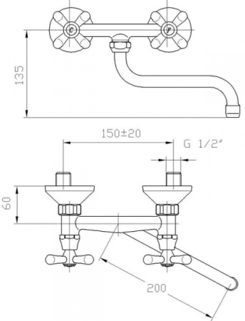 Смеситель для мойки MOFEM TREFF 142-0010-01