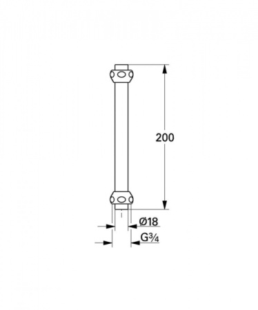 Удлинительная трубка GROHE 45058000