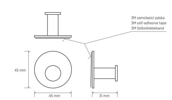 Крючок, блеск Bemeta Easy 163106361