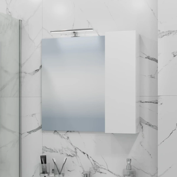 Зеркальный шкаф Санта Антарес 700519 с подсветкой