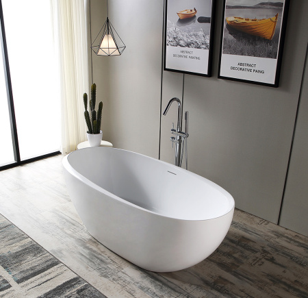 Акриловая ванна (170х80) ABBER AB9285 без гидромассажа, белый