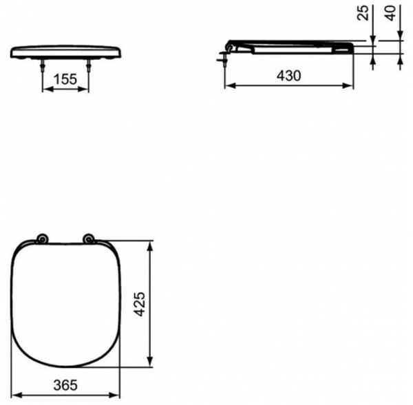 Крышка-сиденье Ideal Standard Tempo T679201