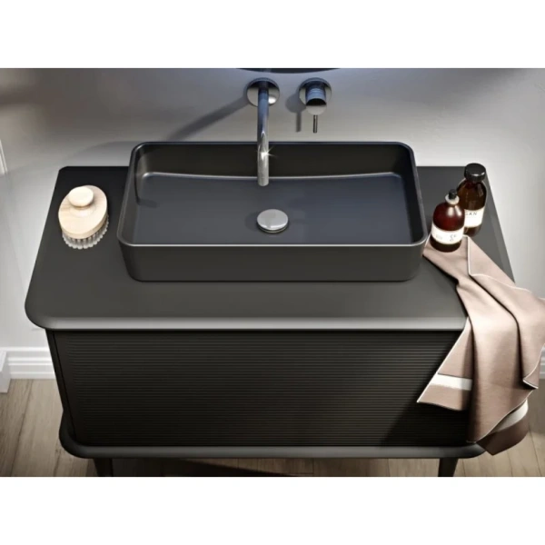 Тумба под раковину Cezares Idra 55807  подвесная, Nero opaco