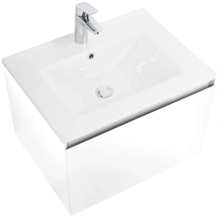 Тумба без раковины Art&Max Latina AM-Latina-600-1C-SO-BM белый матовый
