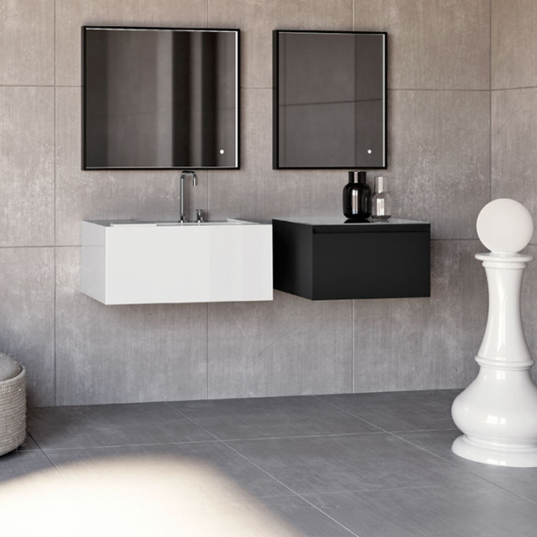 Раковина подвесная (80х46,5) Kerasan Kanaal 574101*1 белый