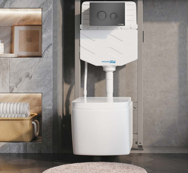 Инсталляция для унитаза WasserKRAFT Aller 10TLT.010.ME (без клавиши смыва)