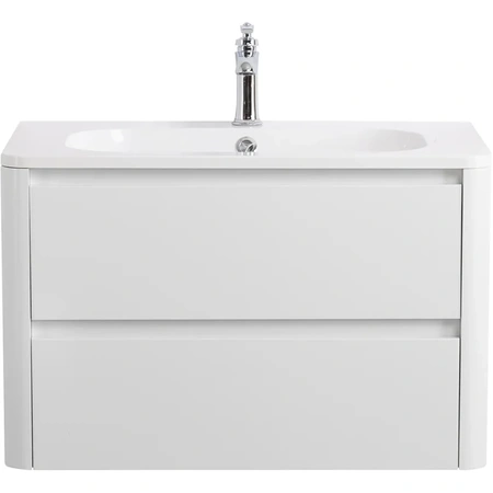 Тумба под раковину Cezares RELAX-800-2C-SO-BL Bianco Lucido