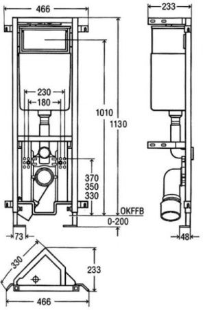 Инсталляция для унитаза Viega Eco Plus 606725
