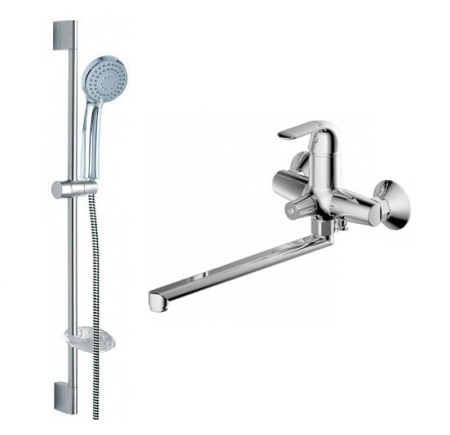 Комплект для ванной комнаты Bravat Simple 2 в 1 F00417C