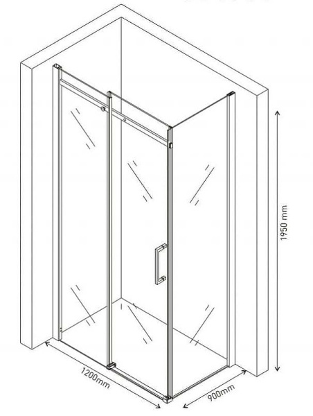 Душевой уголок Berges Wasserhaus Melita (120х90) 061018