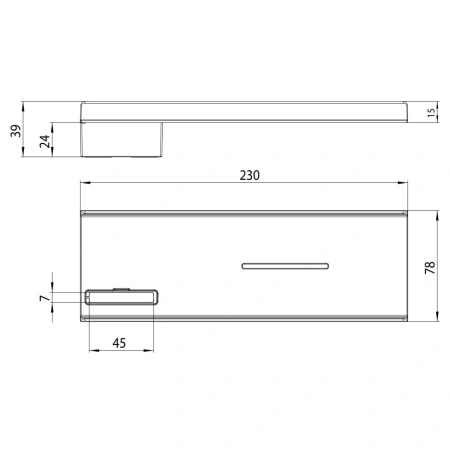 Мыльница для душевой штанги Bossini V00116.030 хром