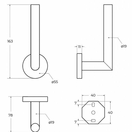 Держатель для туалетной бумаги CEZARES RELAX-PHV-01