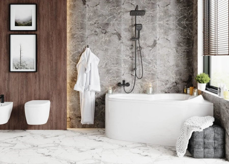 Акриловая ванна Vagnerplast Selena (147x100) VPBA141SEL3PE-04 правая