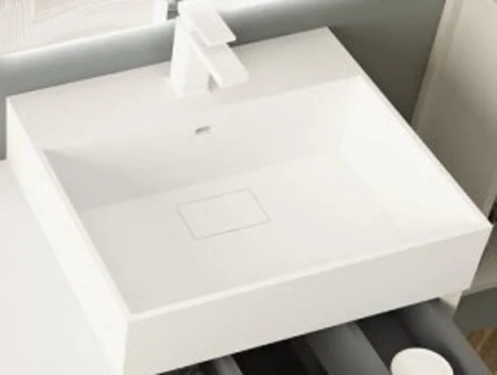 Раковина из искусственного мрамора CEZARES 50262 Bianco