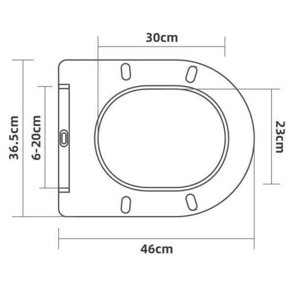 Сиденье для унитаза с микролифтом из дюропласта Art&Max Imola AM213SC